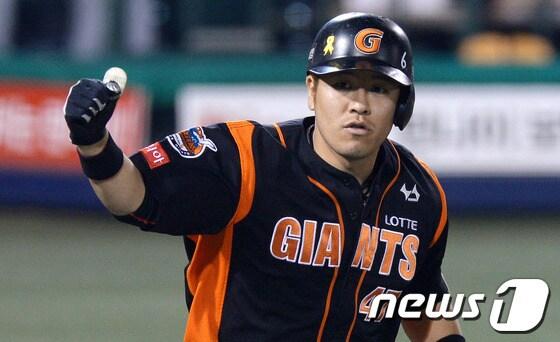 본문 이미지 - 롯데 자이언츠 포수 강민호. ⓒ News1
