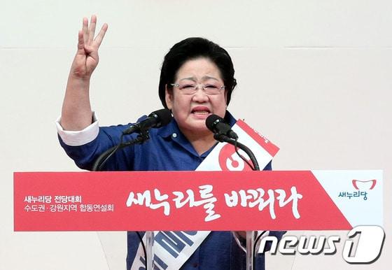 본문 이미지 - 김을동 새누리당 최고위원. /뉴스1 © News1 이광호 기자