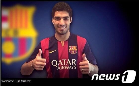 본문 이미지 - 루이스 수아레스&#40;바르셀로나 홈페이지 캡쳐&#41;.© News1 