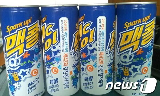 본문 이미지 - 강진군 신전면 유기농 겉보리가 원료로 사용된 보리음료./사진제공=강진군© News1 