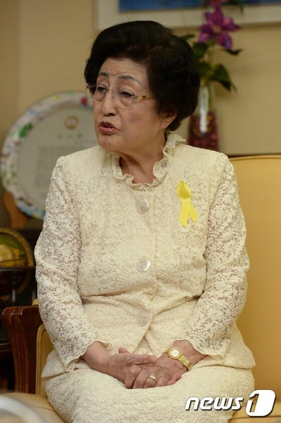 본문 이미지 - 이희호 여사 /뉴스1 ⓒ News1 정회성 기자