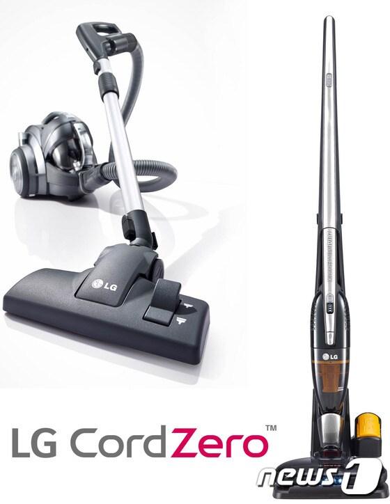 본문 이미지 - LG전자 무선 진공청소기와 무선 핸디스틱 청소기.(LG전자 제공)ⓒ News1