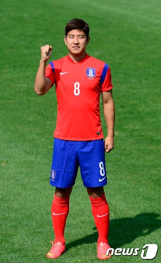 본문 이미지 - 2014 인천아시안게임 남자 축구대표팀 박주호. 2014.9.11/뉴스1 ⓒ News1 박지혜 기자