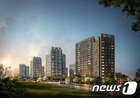 본문 이미지 - 대림산업 &acute;e편한세상 서산예천&acute; 아파트 조감도ⓒ News1