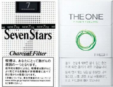 본문 이미지 - 일본 담배 &acute;세븐스타&acute;와 한국 담배 &acute;더원&acute; ⓒ News1