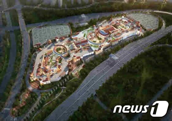 본문 이미지 - 신세계사이먼 시흥 프리미엄 아울렛 조감도 ⓒ News1