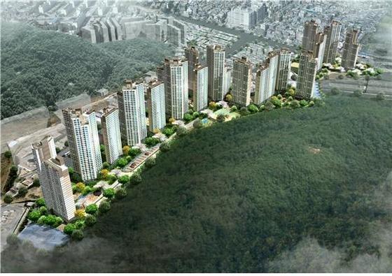 본문 이미지 - 연산3구역 재개발사업 조감도 /자료제공=반도건설 ⓒ News1