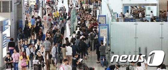 본문 이미지 - 인천국제공항 ⓒ News1 허경 기자