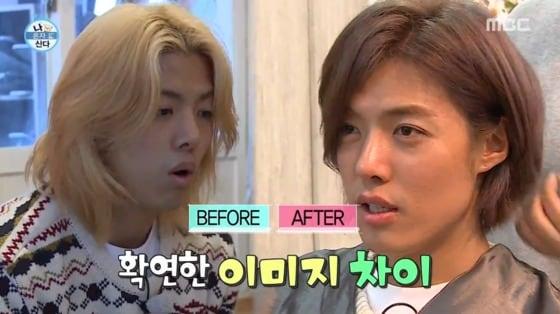 본문 이미지 - 그룹 엠아이비(M.I.B) 멤버 강남이 헤어스타일 변신에 나섰다.