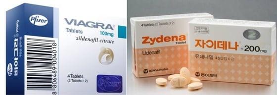 본문 이미지 - '비아그라'와 '자이데나'. /뉴스1 ⓒ News1