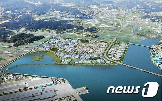본문 이미지 - 광양 세풍산업단지 조감도ⓒ News1