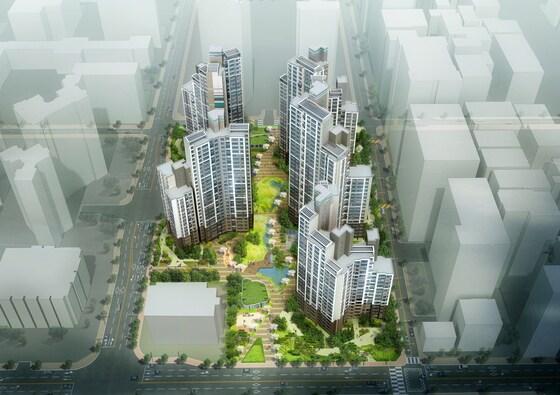 본문 이미지 - 래미안 서초 에스티지S 조감도 ⓒ News1