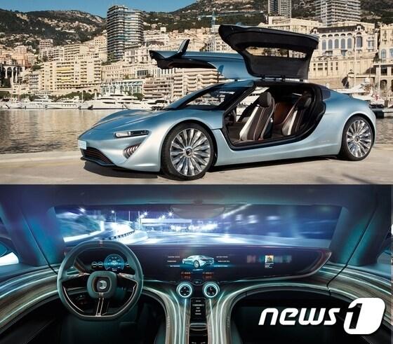 본문 이미지 - 나노플로우셀AG 슈퍼카 '콴트 E 스포트리무진'(출처=나노플로우셀AG)ⓒ News1