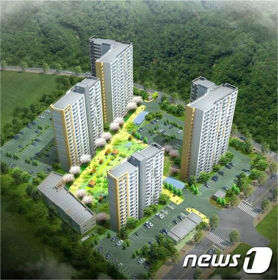 본문 이미지 - 공주 월송지구조감도ⓒ News1