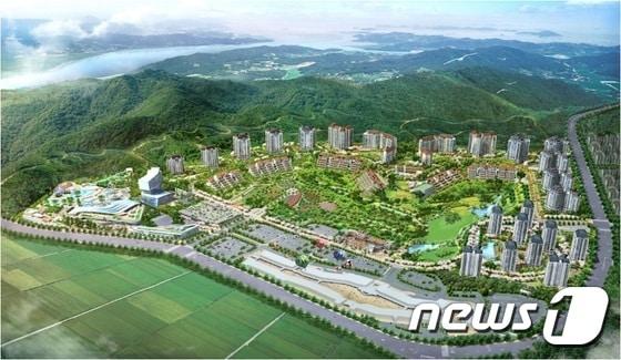 본문 이미지 - 파주 통일동산내 투자이민지구 조감도 /사진제공=파주시청 ⓒ News1