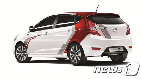 본문 이미지 - 현대차, '엑센트 튜익스 크래용' 튜닝 패키지 출시(사진제공=현대자동차)ⓒ News1