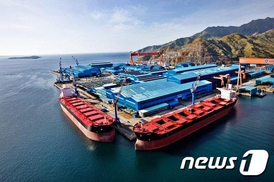 본문 이미지 - 한진중공업 필리핀 수빅조선소 전경. ⓒ News1