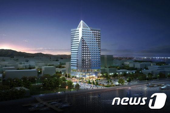 본문 이미지 - 속초크루즈호텔 조감도/뉴스1 ⓒ News1