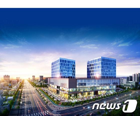 본문 이미지 - '천안미래에이스하이테크시티' 투시도 ⓒ News1