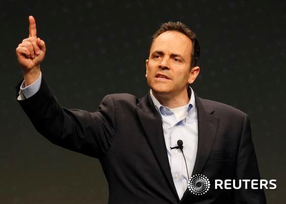 본문 이미지 - 3일(현지시간) 치러진 미국 켄터키 주지사 선거에서 맷 베빈 공화당 후보가 승리했다. ⓒ 로이터=뉴스1