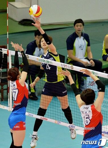 본문 이미지 - 여자 프로배구 현대건설 황연주. /뉴스1 ⓒ News1 이재명 기자