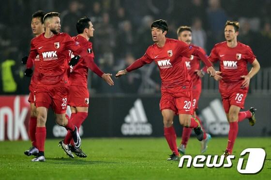 본문 이미지 - 아우크스부르크 홍정호. ⓒ AFP=News1
