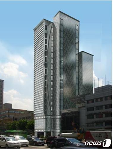 본문 이미지 - 군자역 신축 호텔 조감도 / 제공=서울시 ⓒ News1