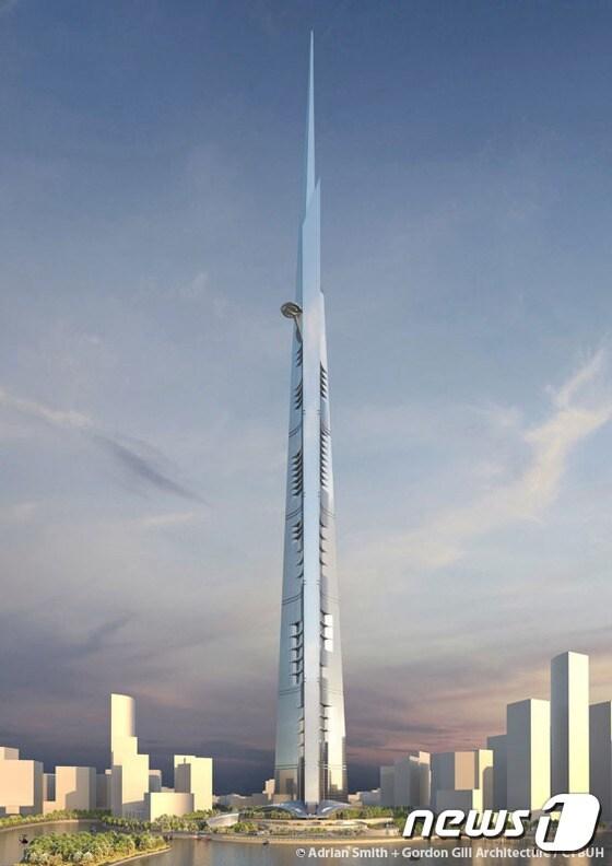 본문 이미지 - 세계 최고 높이 제다타워 예상도<출처: JEC> ⓒ News1