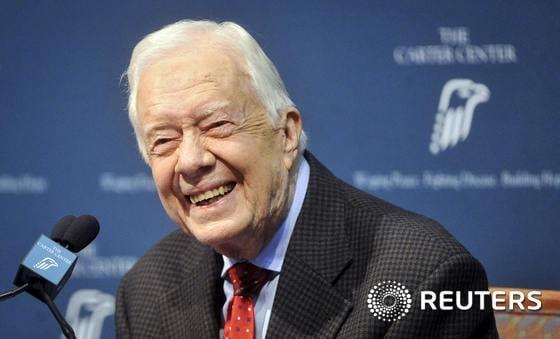 본문 이미지 - 지미 카터 전 미국 대통령. ⓒ 로이터=뉴스1
