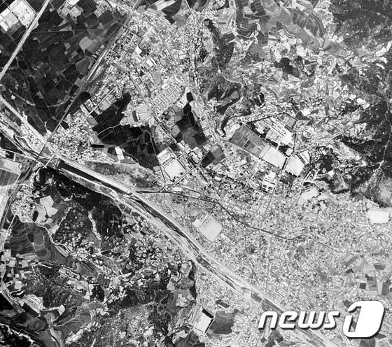 본문 이미지 - 전북 정읍시 항공지도(1976년)ⓒ News1