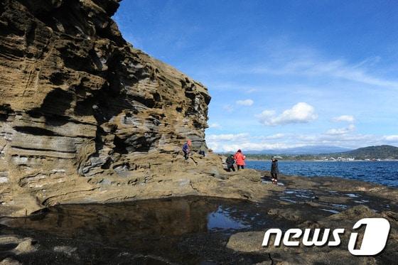 본문 이미지 - 서귀포시 안덕면 용머리 해안(자료사진)/뉴스1