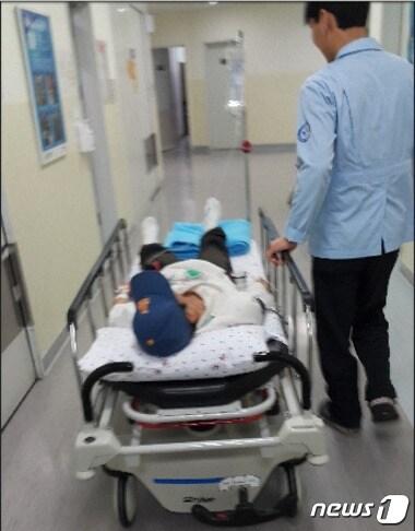 본문 이미지 - 10일 번개탄으로 자살하려던 30대 남성이 경찰의 발빠른 수색으로 목숨을 건졌다. (중랑경찰서 제공) ⓒ News1