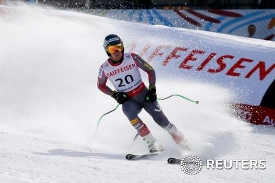 본문 이미지 - Alpine Skiing: FIS World Championships-Men"s Downhill Training