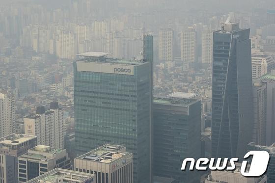 본문 이미지 - 서울 대치동 포스코 본사 사옥  ⓒ 뉴스1 유승관 기자