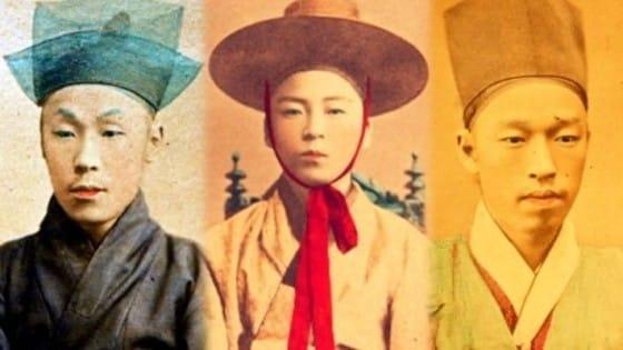 본문 이미지 - (왼쪽부터)김옥균, 서재필, 박영효