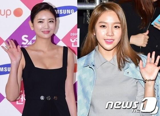 본문 이미지 - 배우 이태임(오른쪽)과 그룹 쥬얼리 출신 예원 ⓒ News1