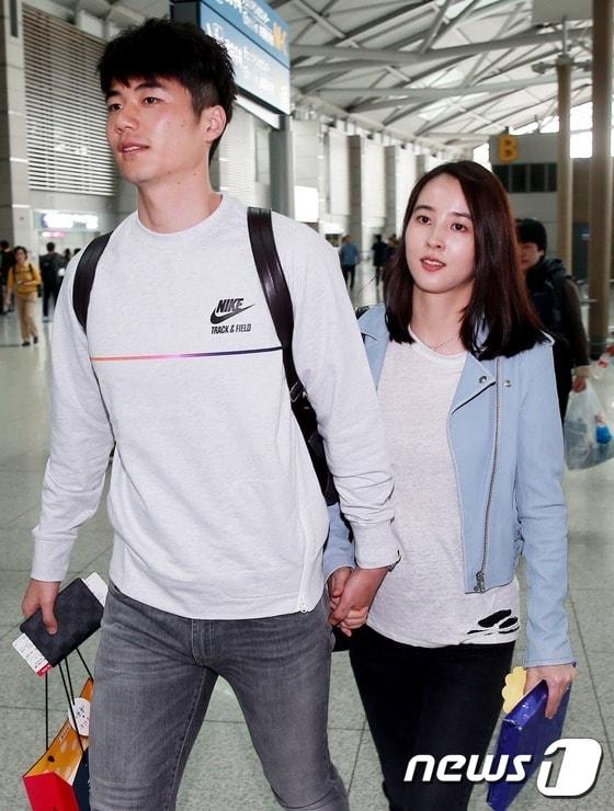 본문 이미지 - 기성용, 한혜진/ 뉴스1 DB