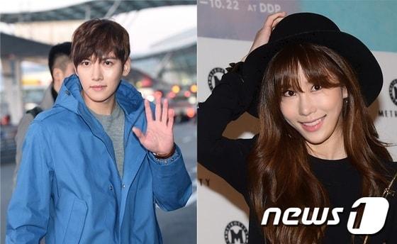 본문 이미지 - 열애 의혹에 휩싸인 배우 지창욱(왼쪽)과 김주리. ⓒ News1 권현진 기자