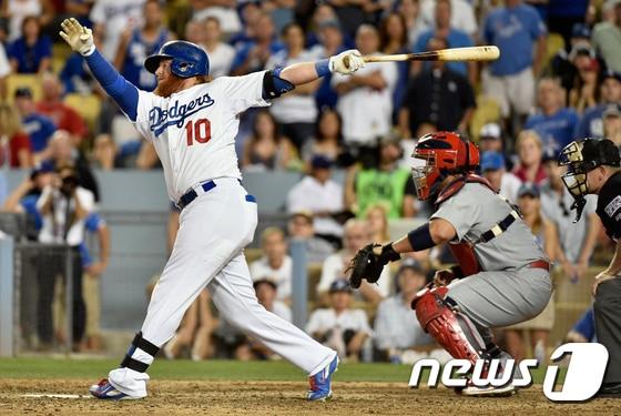 본문 이미지 - LA 다저스 저스틴 터너.ⓒ AFP=News1