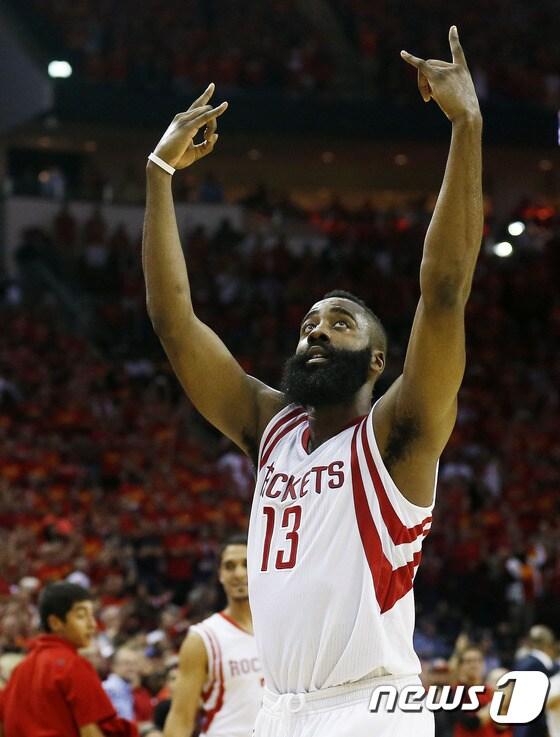 본문 이미지 - 제임스 하든(휴스턴 로케츠). ⓒ AFP=News1