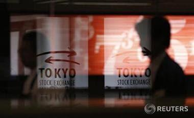 본문 이미지 - 도쿄증권거래소. ⓒ 로이터=News1