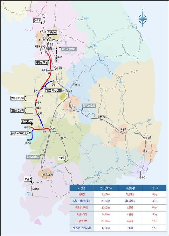 본문 이미지 - 서해선 복선전철 노선도/제공=국토교통부ⓒ News1
