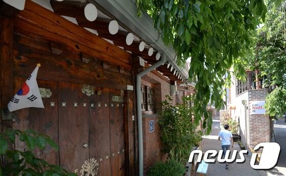 본문 이미지 -  누하동 골목길.  ⓒ News1 