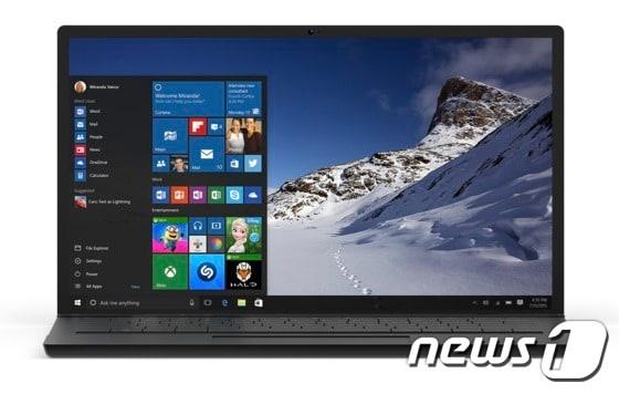 본문 이미지 - 윈도10의 시작 메뉴(사진제공=한국마이크로소프트)ⓒ News1 2015.06.01/뉴스1 ⓒ News1