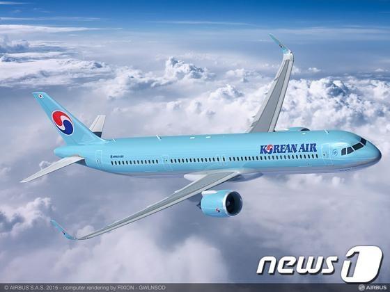 본문 이미지 - 대한항공이 새롭게 도입하는 A321 네오(대한항공 제공)ⓒ News1