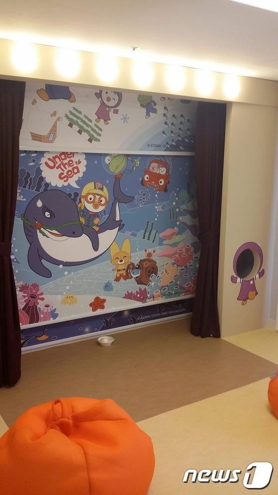 본문 이미지 - 한화호텔앤드리조트 용인 베잔송 뽀로로룸. 오는 7월 1일 리뉴얼 오픈한다.ⓒ News1