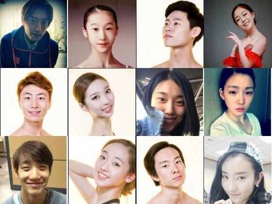 본문 이미지 - '2015 발렌티나 코즐로바 국제무용콩쿠르'에서 수상한 김영재, 박한나, 윤별, 이고은, 이선은, 이소정, 이유진, 이홍, 전우상, 정재은, 최원준, 한윤주(좌상부터) ⓒ News1