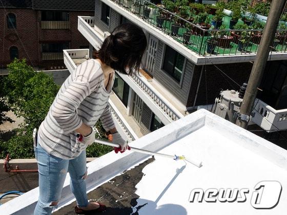 본문 이미지 - 쿨루프 캠페인(사진=서울시 제공) ⓒ News1