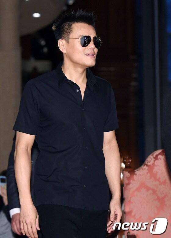 본문 이미지 - 가수 겸 작곡가 박진영. ⓒ News1 권현진 기자