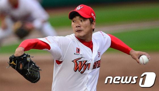 본문 이미지 - SK 와이번스 김광현(27). ⓒ News1 민경석 기자